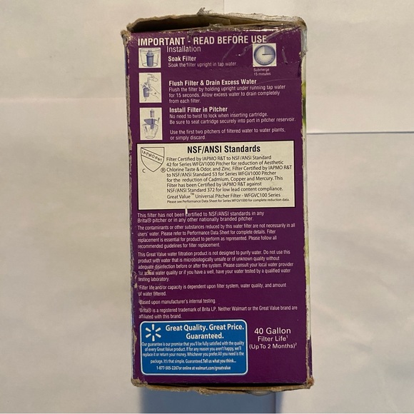 Great Value Pitcher Filter - Picture 2 of 2